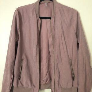 SUEDE BOMBER JACKET